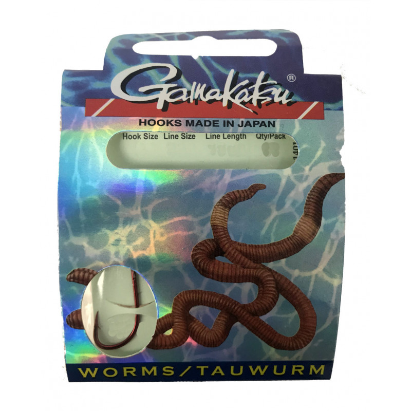 Gamakatsu Przypony Worms 5260R 1 0.40mm 75cm