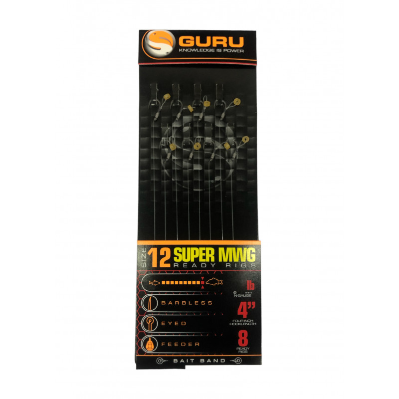 Guru Super MWG Rigs gumka r.10 0.22mm 10cm przypony
