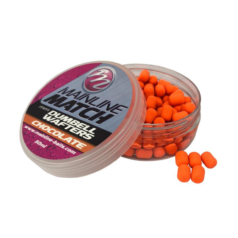 Mainline Match Dumbell Wafters 6mm Orange Chocolate 50ml
