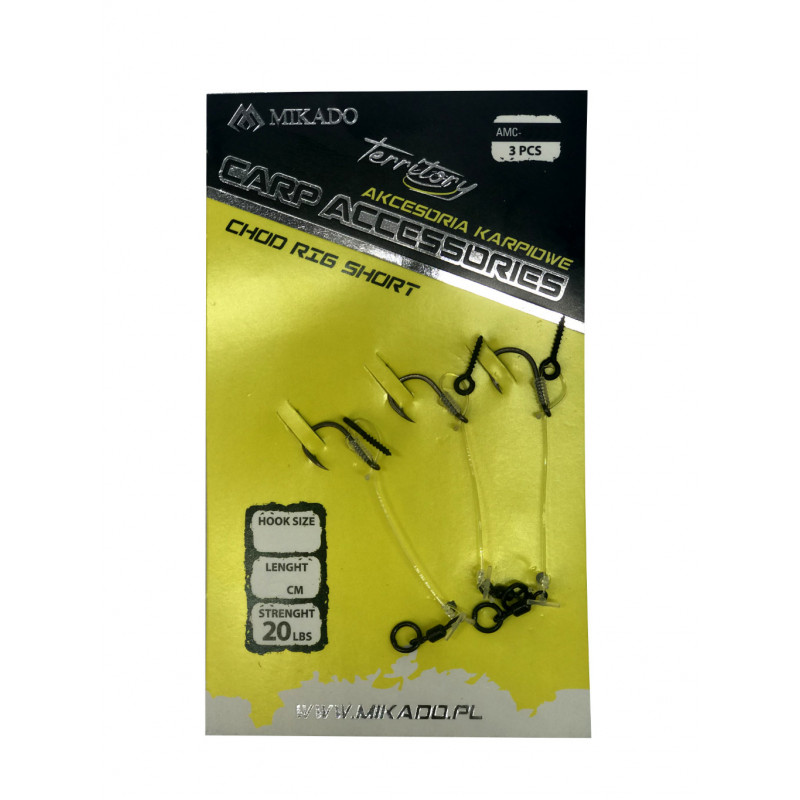 Przypon Karpiowy - CHOD RIG SHORT 6cm /20Ibs hak 6-op.3szt.