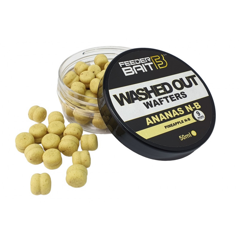 Feeder Bait Washed Out Wafters 9mm Ananas N-B