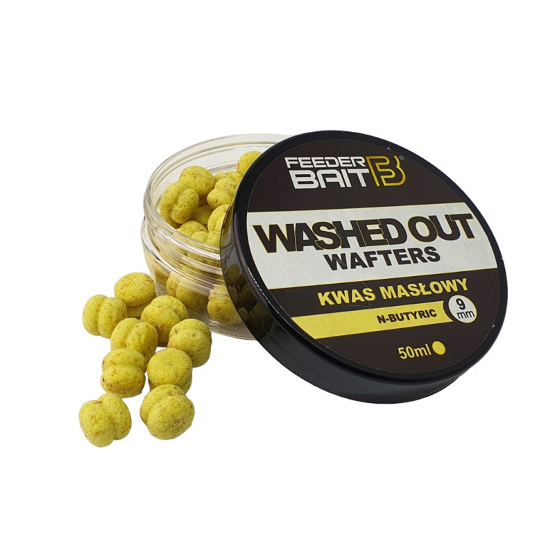 Feeder Bait Washed Out Wafters 9mm Kwas Masłowy