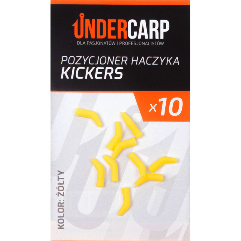 UnderCarp Pozycjoner haczyka Kickers Żółty 10szt.
