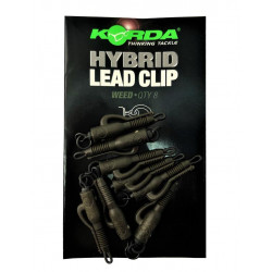 Korda Hybrid Lead Clips Weed 8szt. klipsy do ciężarków