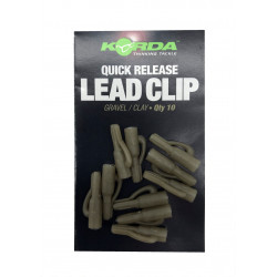 Korda Quick Release Lead Clips Gravel/Clay