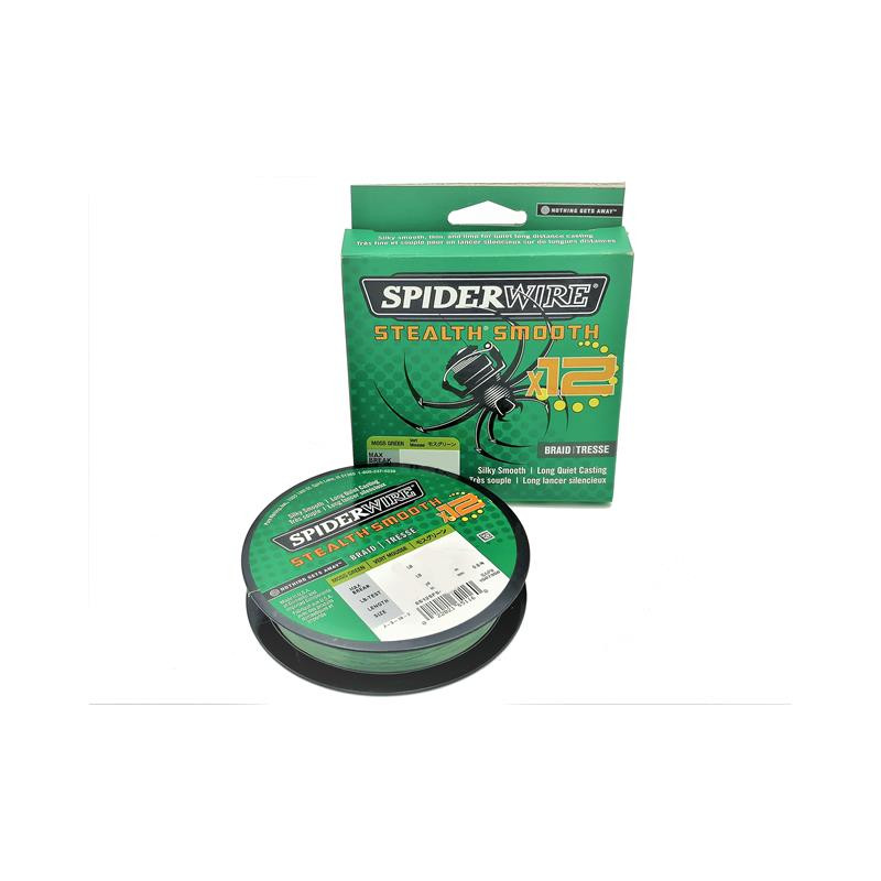 Plecionka 0,06mm 5.4kg 150m Moss Green Steal Smooth x12 Spiderwire