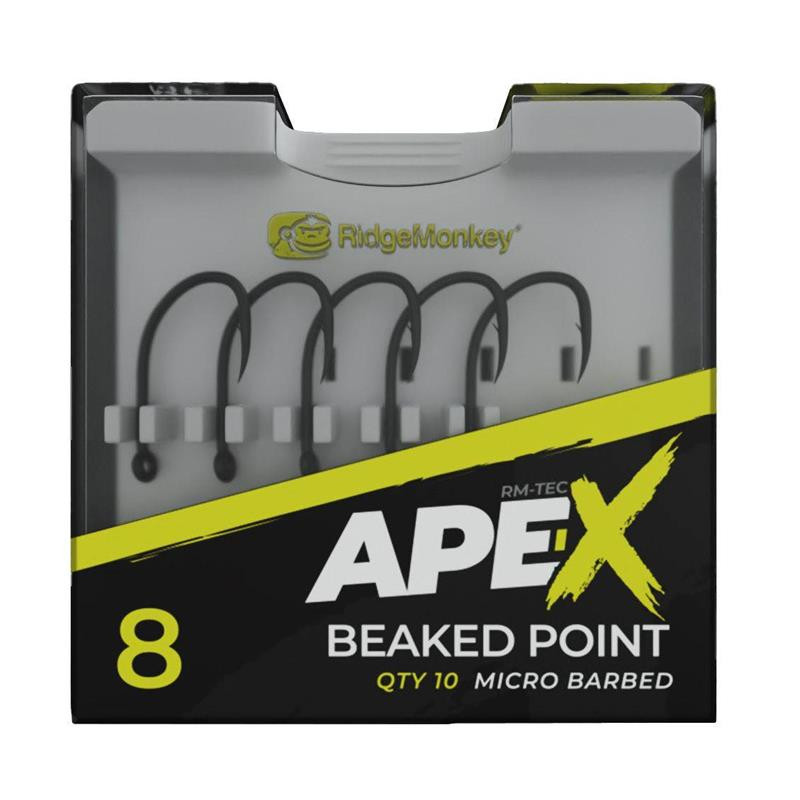 RidgeMonkey Haczyki ApeX r.8 Beaked P. Barbed 10szt.