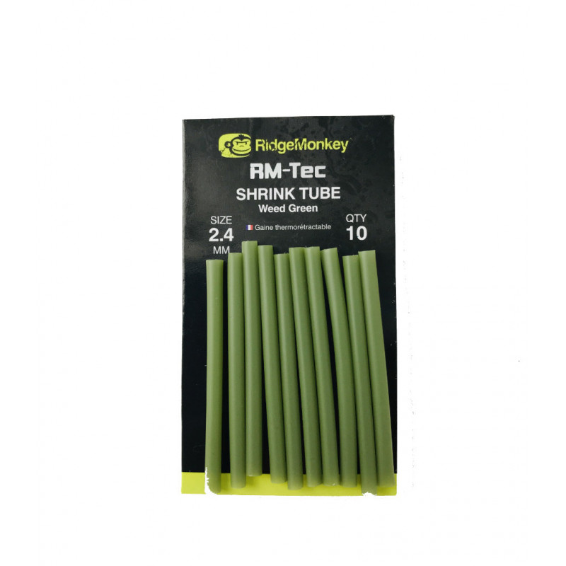 RidgeMonkey Tec Shrink Tube Weed Green 2.4mm