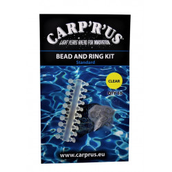 Carp'r'us Stopery Bead And Ring Kit Standard Clear 10szt. 