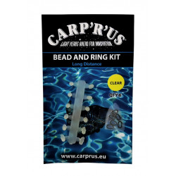 Carp'r'us Stopery Bead And Ring Kit Long Distance Clear 10szt. 