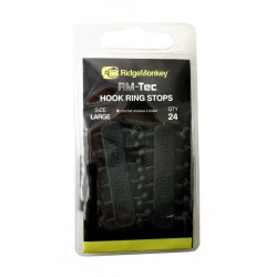 RidgeMonkey Stopery Hook Ring Stops L 24szt.