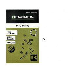 Radical Kółko Łącznikowe Rig Ring 3mm Mat Black 20szt. 