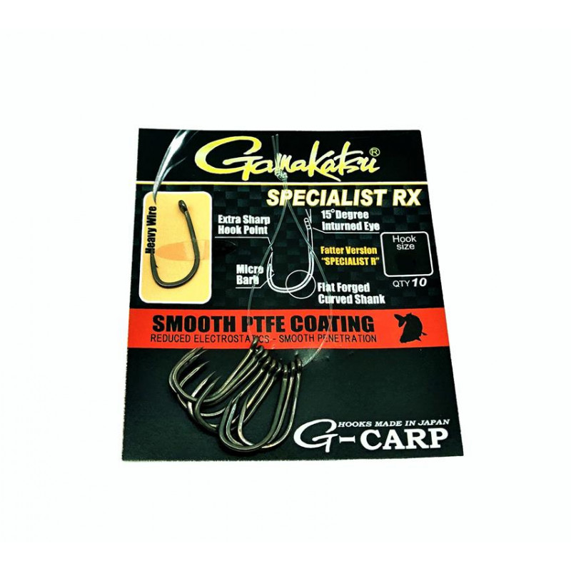Gamakatsu G-CARP Specialist RX r.6 10szt haki karpiowe