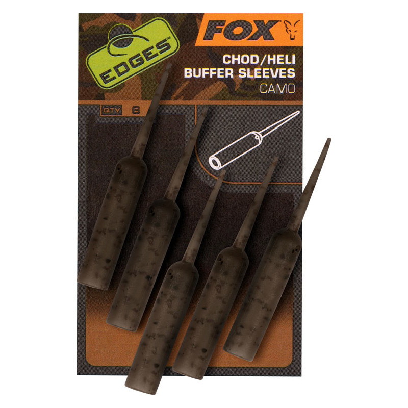 Fox Edges Chod/Heli Buffer Sleeves Camo 6szt.
