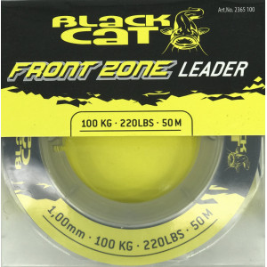 Black Cat Front Zone 1mm 100kg 220lb 50m Black przypon