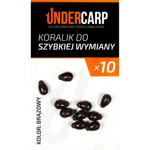 UnderCarp Koralik do szybkiej wymiany Brązowy 10szt. 