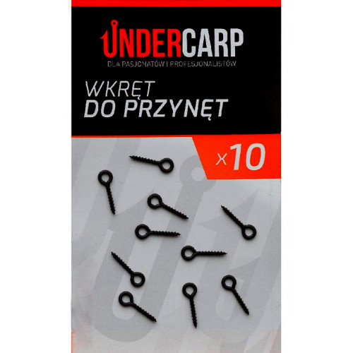 UnderCarp Wkręt do przynęt 12mm 10szt.