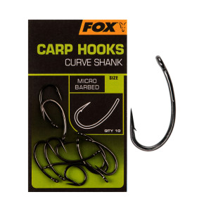 Fox Haki Carp Hooks Curve Shank r.2 Barbed 10szt.
