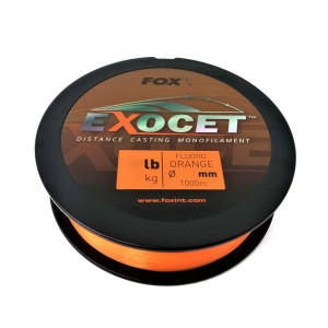 Fox Exocet Fluoro Orange 0.26mm 10lb 1000m żyłka
