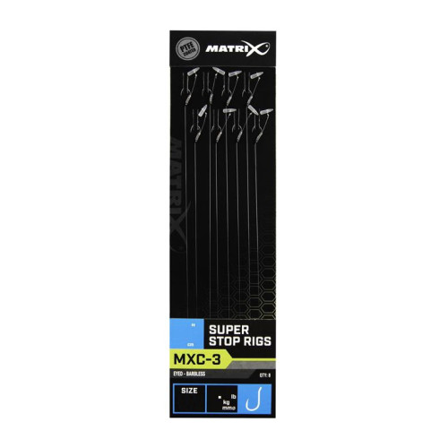 Matrix MXC-3 Barbless Super Stops r.14 0.18mm 10cm przypony