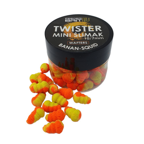 Feeder Bait Twister Mini Ślimak 10/7mm Banan & Squid