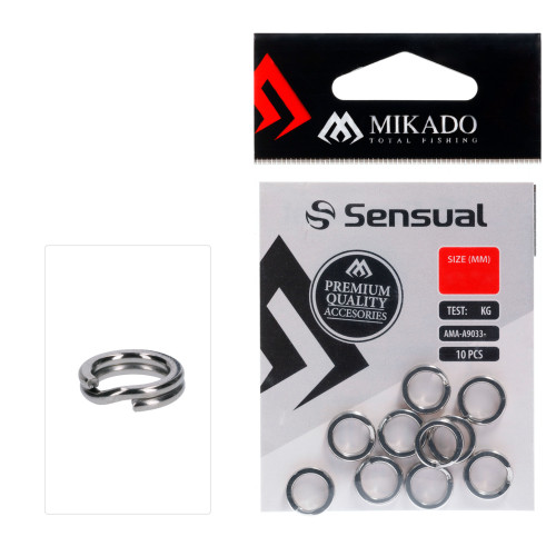 Mikado Kółko łącznikowe wzmocnione r.10x1.0mm 10szt.