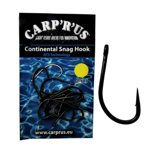 Carp’r’us Continental Snag Hook ATS r.2 10szt haki karpiowe