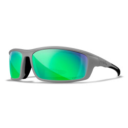 Wiley X Okulary Grid Captivate Green Mirror - Matte Cool Grey
