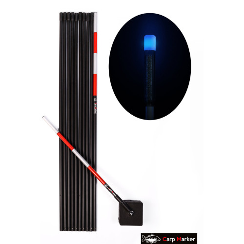 Carp Marker LED Niebieski Marker Karpiowy 10m z Głowicą
