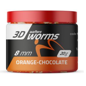 MatchPro Top Worms Wafters Duo Orange Chocolate 8mm 20g