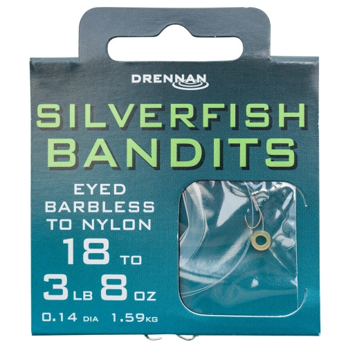Drennan Bandit Silverfish r.16 0.14mm 30cm przypony