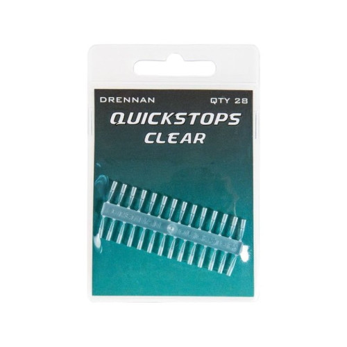 Drennan Pushstop Clear 28szt stopery