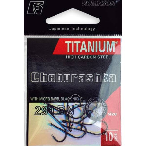 Robinson Titanium Cheburashka 291BN r.6 10szt haczyki