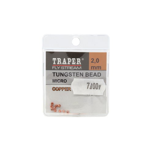 Traper Tungsten Bead Micro 2mm Copper główki wolframowe