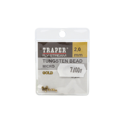 Traper Tungsten Bead Micro 2mm Gold główki wolframowe