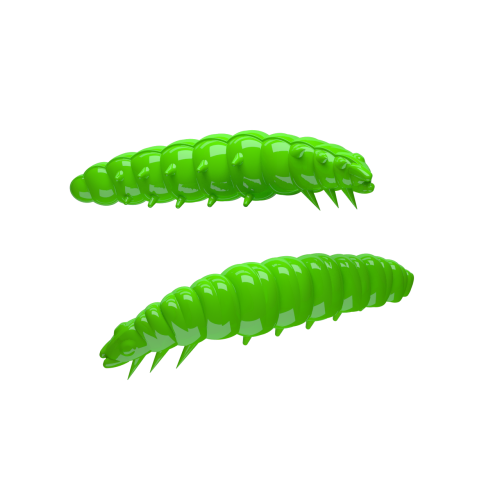Libra Lures Larva 45mm 8szt 026 Hot Apple Green Krill