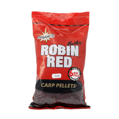 Dynamite Baits Robin Red Carp Pellets 6mm 900g