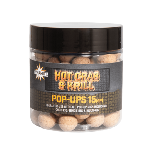 Dynamite Baits Hot Crab & Krill 15mm Pop-up
