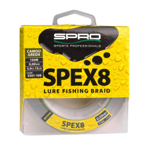 Spro SPEX8 Braid Camou Green 0.09mm 150m