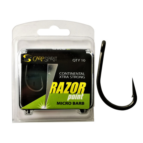 Carp Spirit Continental Xtra Strong r.1 10szt haki karpiowe