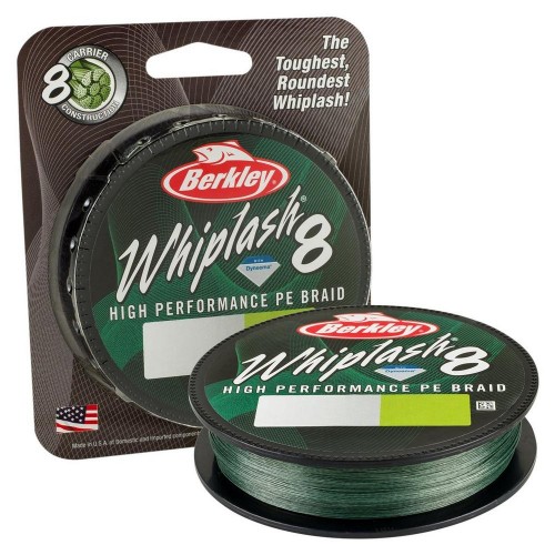 Berkley Whiplash 8 150m 0.14mm Moss Green - plecionka