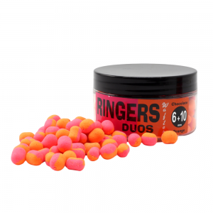 Ringers Orange Chocolate Wafters Orange Pink Duos 6+10mm