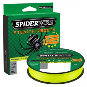 Spiderwire Stealth Smooth 12 Braid 0.19mm 150m 18kg Hi-vis Yellow