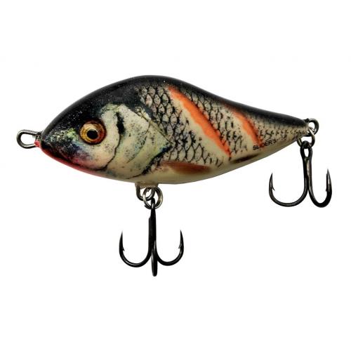 Salmo Wobler Slider 5cm UV Wounded Real Grey Shiner Sinking