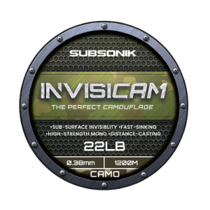 Sonik Subsonik Invisicam 22lb 0.38mm 1200m