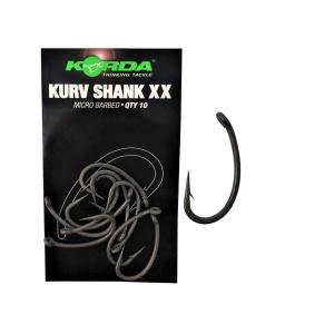 Korda Kurv Shank XX r.1 10szt haki karpiowe