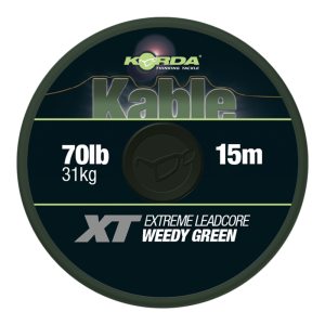 Korda Kable XT Extreme Leadcore 70lb 15m Green