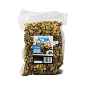Carp Seeds Miks A konopie pszenica kukurydza Squid 1kg