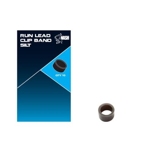 Nash Run Clip Lead Band Silt 10szt.