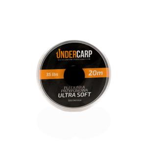 UnderCarp Ultra Soft 35lb 20m brązowa Plecionka przyponowa